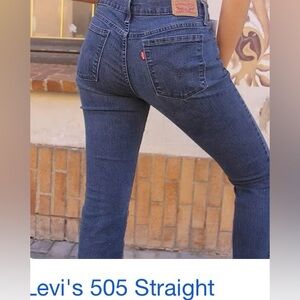 Classic 505 Levi’s Med Wash Straight Leg Jeans,
Size 30W X 30L